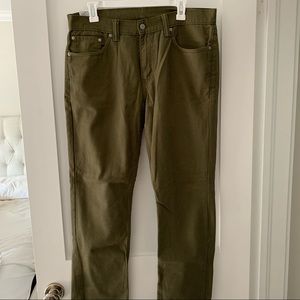 Levi 511 34x32 Green